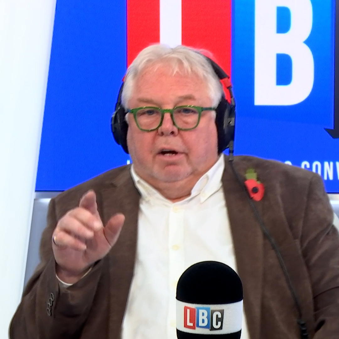 'So let me get this straight. An Indian paedophile gets lifelong anonymity... but a police officer doing his job is known to all?' Nick Ferrari can't believe the difference in treatment between a convicted sex offender and Sergeant Blake.