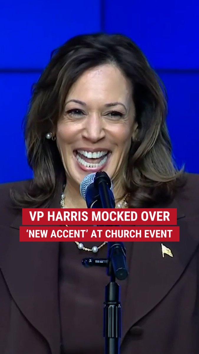 'COMETH' AGAIN? Harris mocked online for debuting yet another new accent — this time compared to a "pastor" wannabe as she quotes the Bible, prompting critics to say, "everything about this woman is fake."