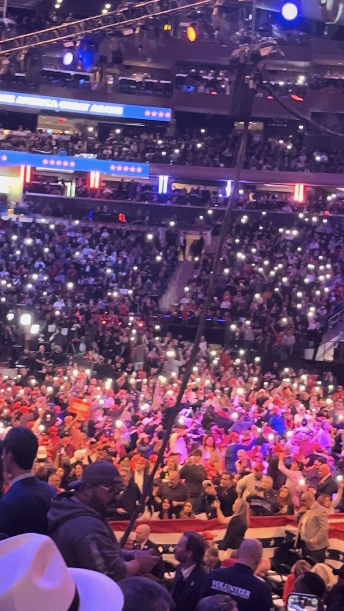 Still processing yesterday. It was 7 straight hours of pure love. The biggest big tent movement in American history, hearts in unison, all together with one common purpose: to make this great country Great Again.
