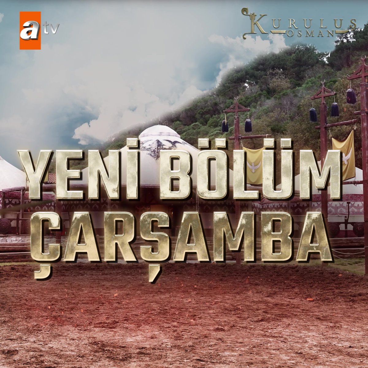 Orhan Bey ve Holofira'nın dillere destan sevdası... #KuruluşOsman'ın nefese kesecek yeni bölümüne son 2 gün... atv