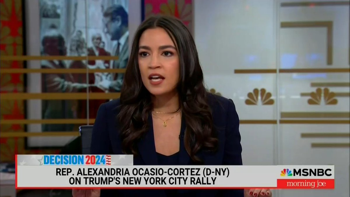 Rep. Alexandria Ocasio-Cortez: Right now the Trump campaign is scrambling. They're trying to blame this rhetoric about Puerto Rico on a so-called comedian. This is not a comedian. This is the Trump campaign. They invited this rhetoric on their stage for a reason. It was a chorus of speakers on that campaign for a reason. It was vetted. They knew exactly who was going to say what before they went on