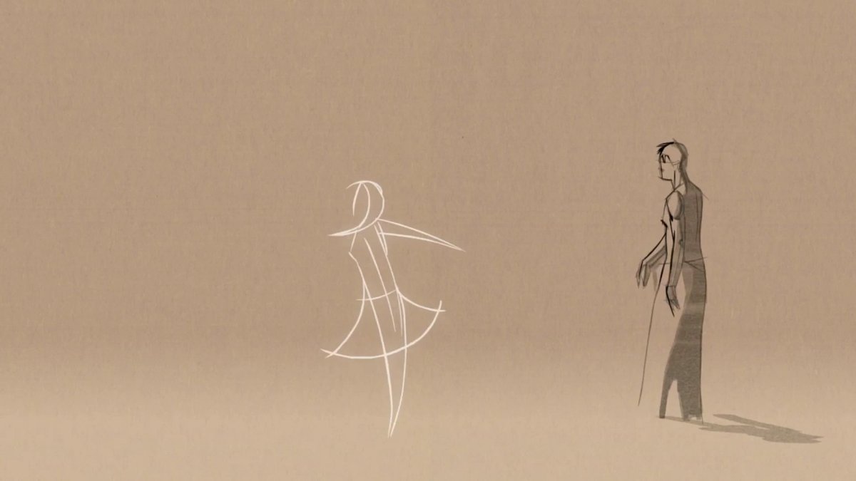 Happy #InternationalAnimationDay. Throwback: "Thought of You" by @RyanWoodwardArt (2010).