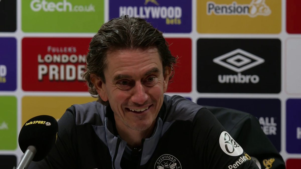 "What happens in the future......Who knows?" 🤷‍♂️ Thomas Frank reacts to the Erik Ten Hag sacking and reveals whether or not he'd be open to talking to Manchester United