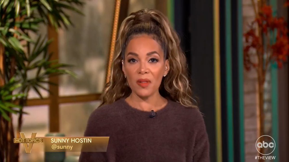 .@Sunny Hostin: "This Puerto Rican has something to say about the island that I love, where my family is from. Puerto Rico is trash? We are Americans, Donald Trump." "My fellow Puerto Ricans, trash collection day is November 5, 2024. Don't forget it."