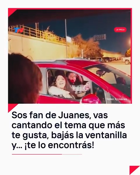 Juanes salió de un show en EE.UU. y emocionó a una fan que cantaba a los gritos uno de sus hits en plena calle. La definición de "sorpresa" hecha video.
