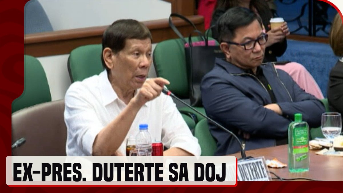 Nagtataka umano si dating pangulong Rodrigo Duterte dahil hindi pa rin nakakapag-file ng kaso ang Department of Justice #DOJ laban sa kanya sa kabila ng dami umano ng taong kanyang napatay. #News5
