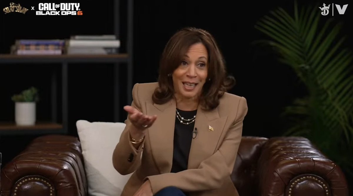 Vice President Harris: Let’s clear up something on those stimulus checks. The reason those went out was because there was a Democratic majority in the House who did the work to say people need help right now. Trump was opposed to giving help, and then he decided to put his name on them after Congress passed it
