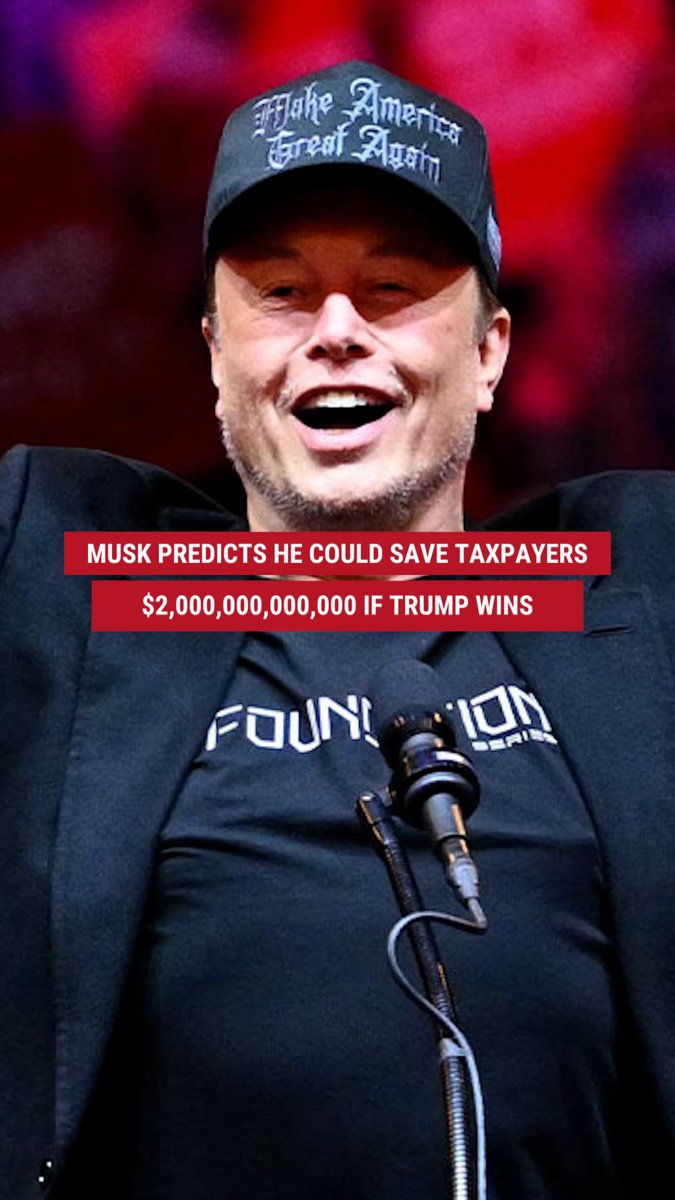 'YOUR MONEY IS BEING WASTED': @ElonMusk receives huge rounds of applause at Trump's historic Madison Square Garden rally as spectators chant his name. The billionaire detailed how the former president plans to boost the economy and save Americans trillions of dollars.