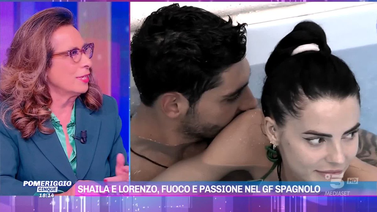#GrandeFratello Cesara Buonamici a #Pomeriggio5: "Credo alla relazione tra Shaila e Lorenzo, non credo sia una strategia"