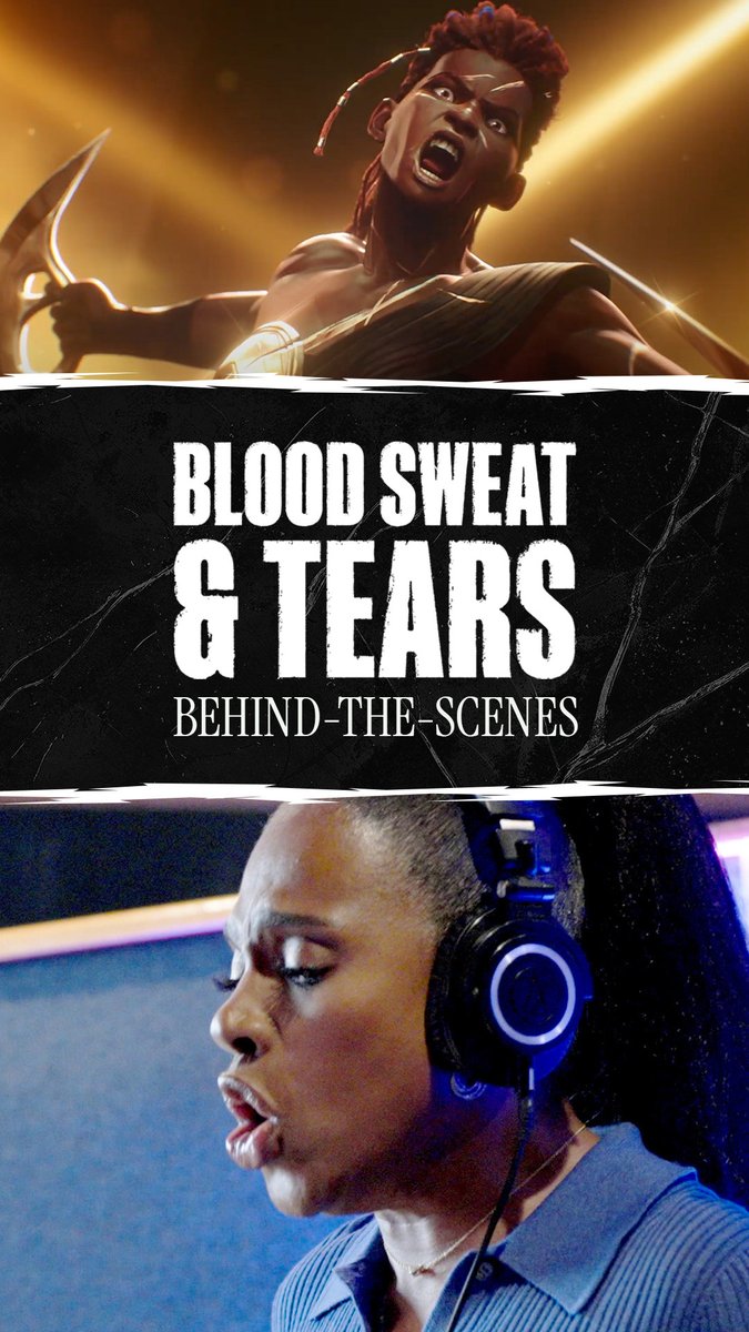 A powerful champion theme requires a powerful voice to match. Take a peek behind-the-scenes as sheryl lee ralph brings Ambessa's theme, "Blood Sweat & Tears", to life. #Arcane