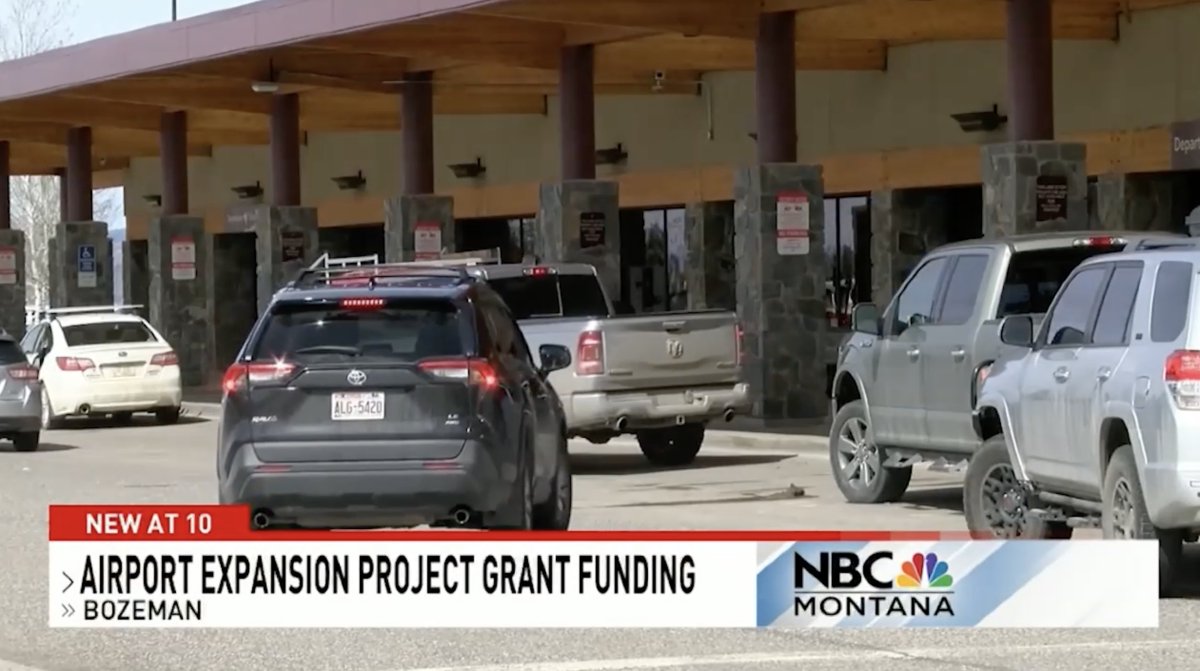 There's no question the Bozeman Airport is seeing more and more folks travel through it each day, but thanks to resources from my bipartisan infrastructure law, we're investing in its expansion to keep up with that demand and keep local families and businesses connected: