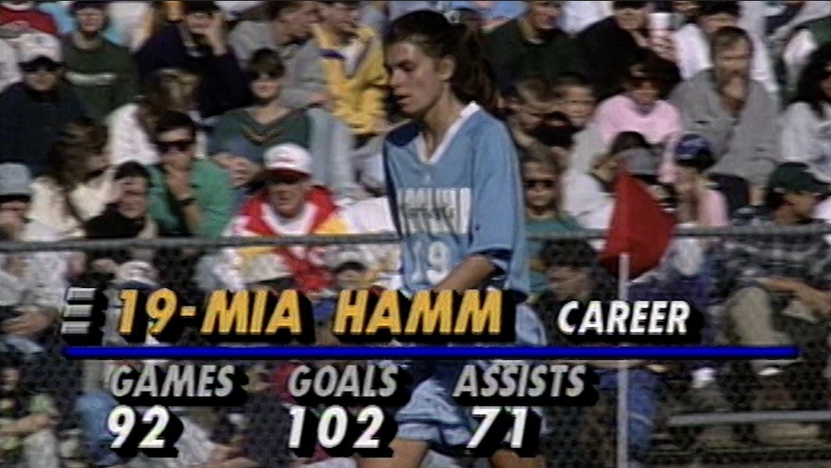 One of the greatest dynasties in NCAA sports history 🤯 UNC Women's Soccer won NINE straight titles from 1986-1994. #NCAASoccer #WCollegeCup