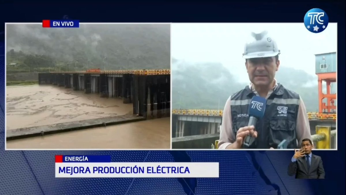 #AHORA | El Operador Nacional de Electricidad (CENACE) informó que los cortes programados de electricidad a nivel nacional serán reducidos temporalmente, por el incremento en el caudal de la hidroeléctrica Coca Codo Sinclair. Este aumento de caudal, registrado hoy, permitirá una mayor generación de energía, aliviando así la programación de cortes que se había implementado para garantizar el suministro. Más detalles aquí▶️