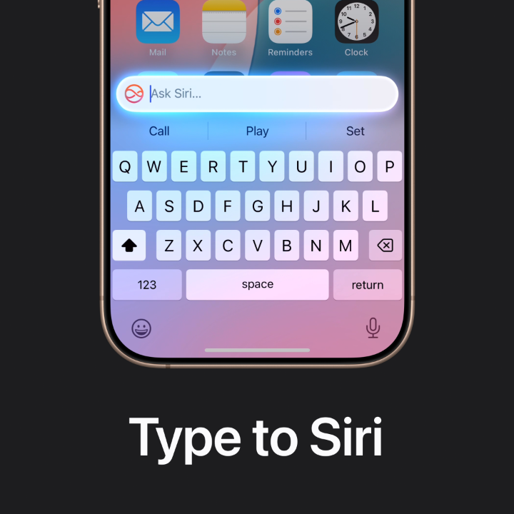 With iOS 18.1 and iPadOS 18.1, you can make a #Siri request without speaking. Here’s how it works on supported devices with #AppleIntelligence enabled.