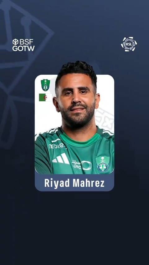 هدف لاعب النادي الأهلي السعودي رياض محرز 🇩🇿 الأفضل في الجولة الـ8 والفائز بالجائزة المقدمة من BSF ⚽️🏆 #دوري_روشن_السعودي | #هدف_الأسبوع_BSF