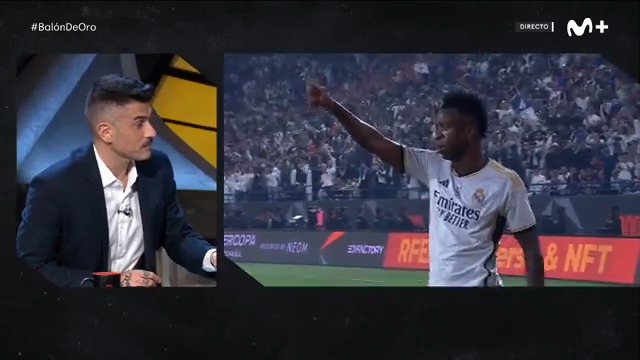 ''Vinicius, en cuanto a rendimiento, ha sido el jugador más determinante''. ''Me sorprende lo del Real Madrid. Yo, como madridista, me hubiese gustado que el club hubiese ido a pesar de sentirse injustamente tratado''. Alvaro Benito Villar. #BalónDeOro #ElDíaDespués