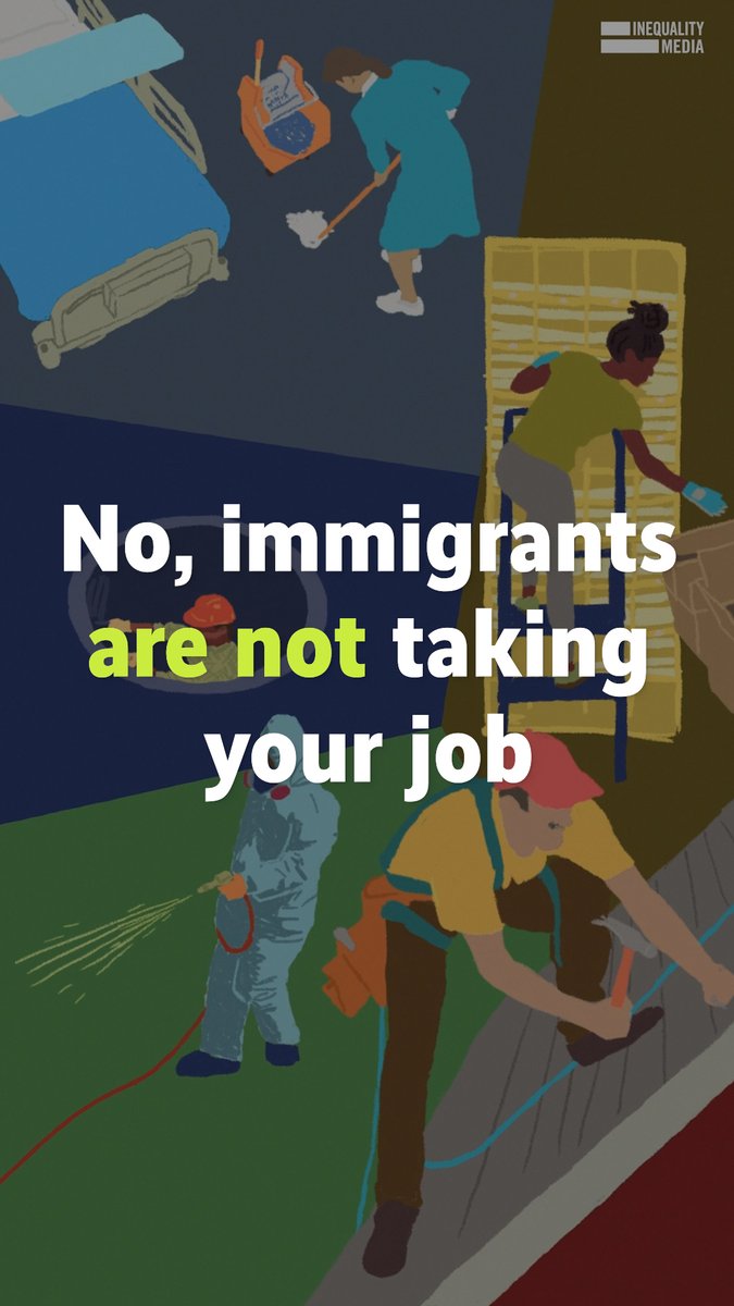 Immigrants aren't taking your job, they're strengthening the workforce.