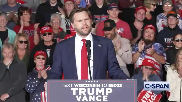 Sen. JD Vance on comedian Tony Hinchcliffe's joke at Madison Square Garden: "I've heard about the joke. I haven't actually seen the joke that you mentioned...Can we all just take a chill pill, and take a joke from time to time? This is ridiculous."