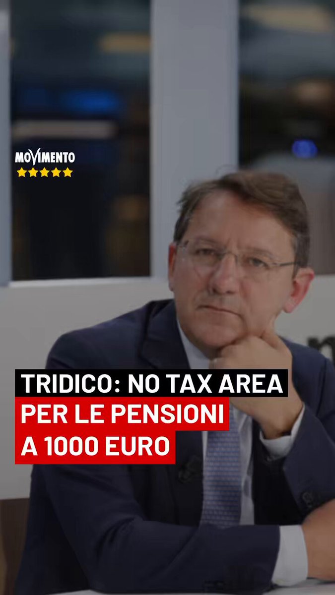 Con il costo della vita alle stelle, servono misure coraggiose, non briciole. Il governo offre pochi euro ai pensionati minimi: inaccettabile! Il Movimento 5 Stelle propone una NO TAX AREA per le pensioni sotto i 1.000 euro, per proteggere davvero i più fragili.