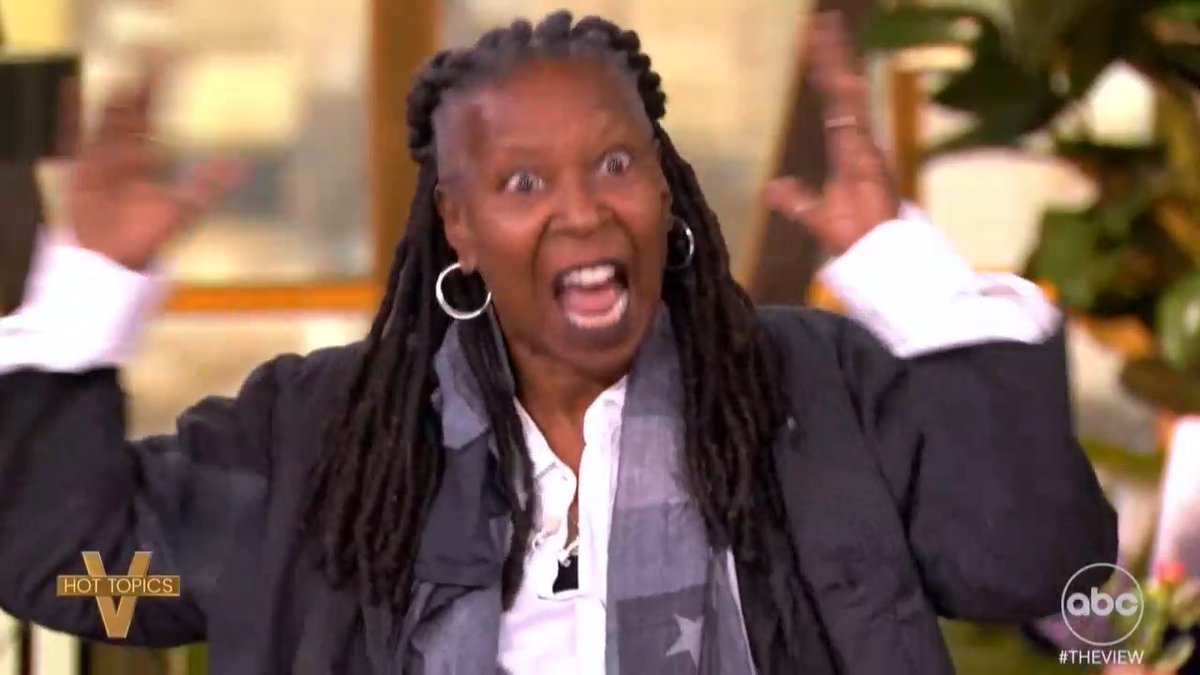 Whoopi now says Trump is going to break up interracial marriages... deport the wives... And 'put the white guy with someone else' This is certifiably insane. They're losing, and it's making them go nuts.