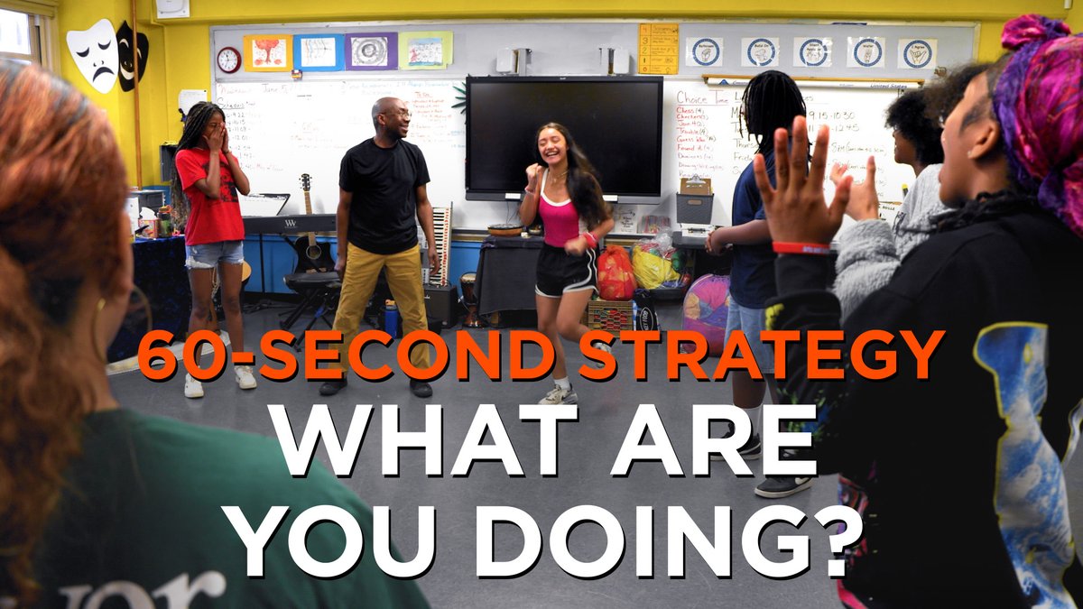 How do you encourage your middle school students to let down their guard? This improv game may help! 🙌