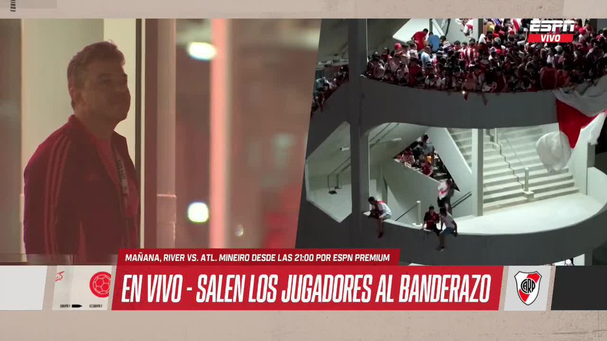 🤯🏟️ EL BANDERAZO DE RIVER CON CASI ¡20 MIL PERSONAS! EN EL MONUMENTAL.