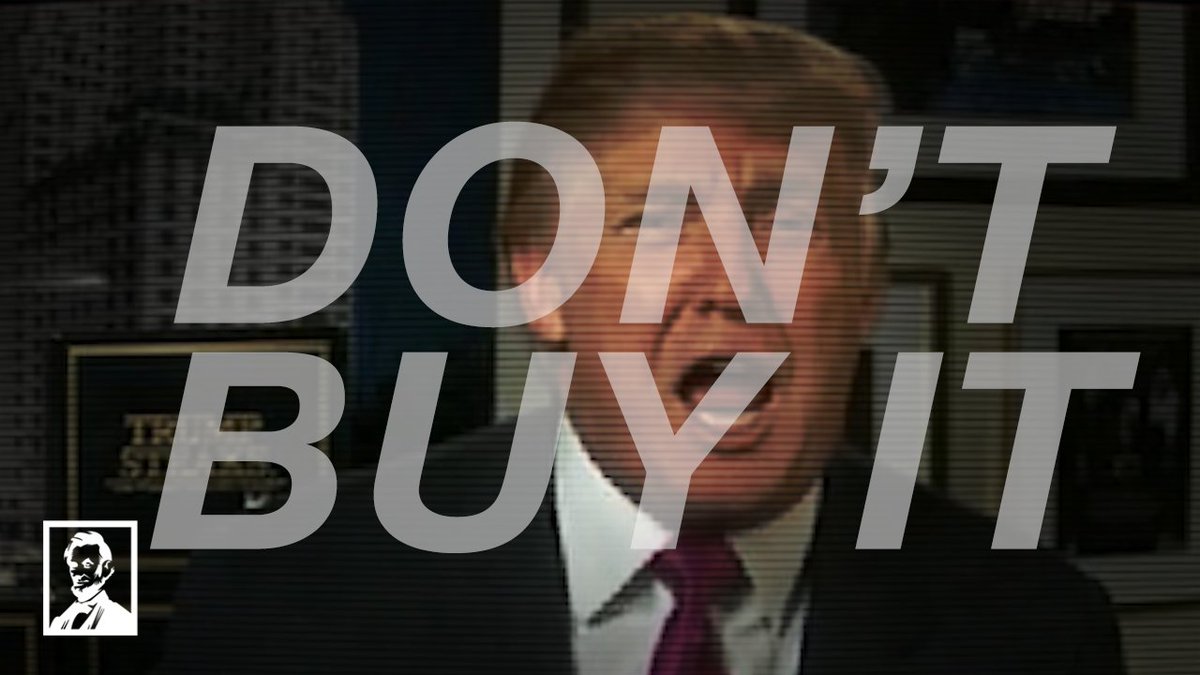 Trump has spent his entire life doing one thing: selling people garbage and telling them it's gold. His campaign is no different, and once again, we're not buying it.
