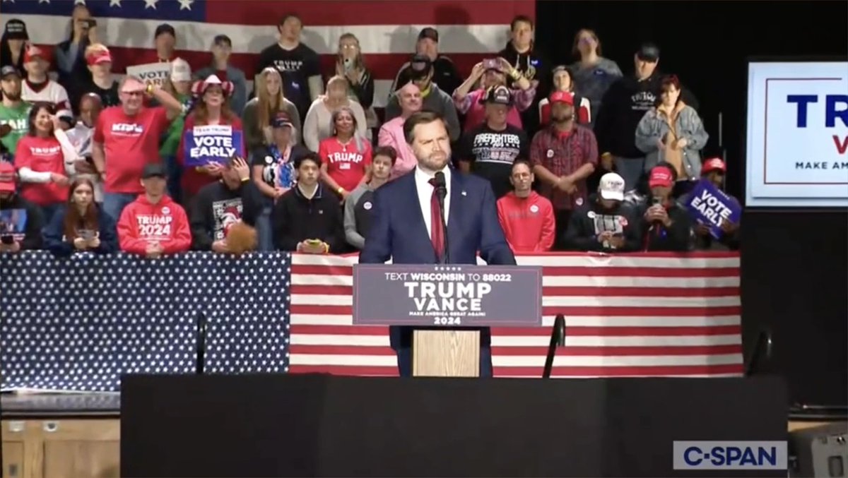 Q: One of Trump’s speakers at Madison Square Garden last night said that Puerto Rico was a ‘floating island of garbage.’ What are your thoughts on that? Vance: I don’t think that’s news