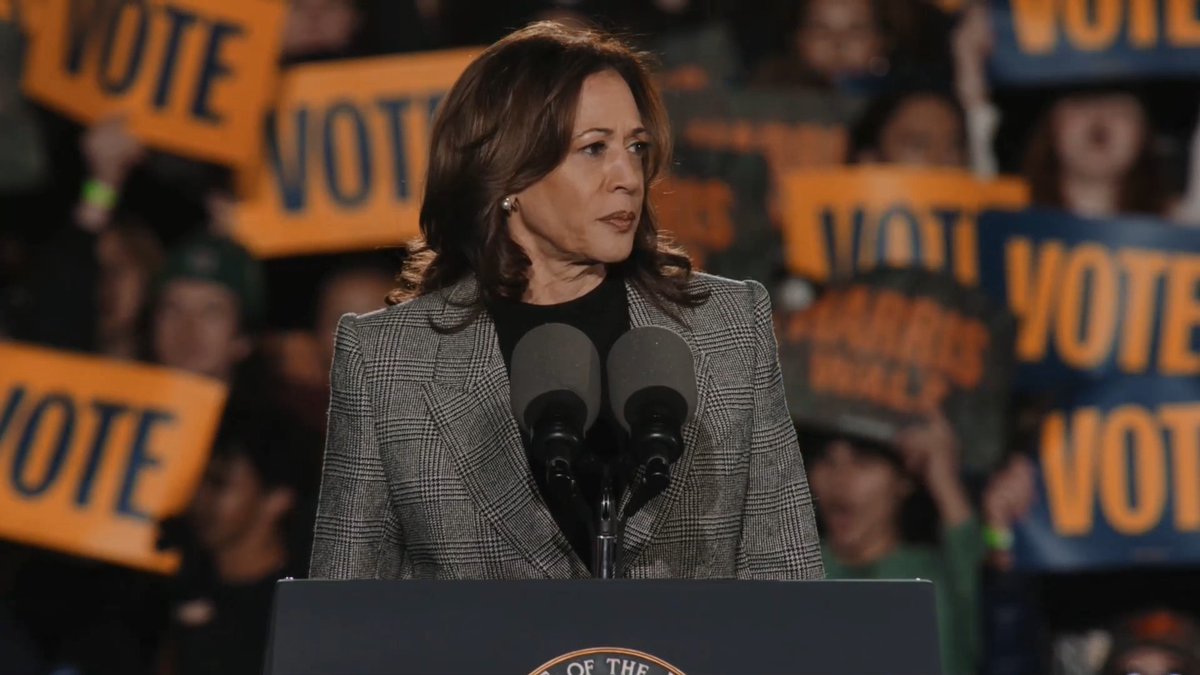 Vice President Harris: We are all here because we are fighting for democracy. We're not about ‘the enemy within.’ We are all in this together