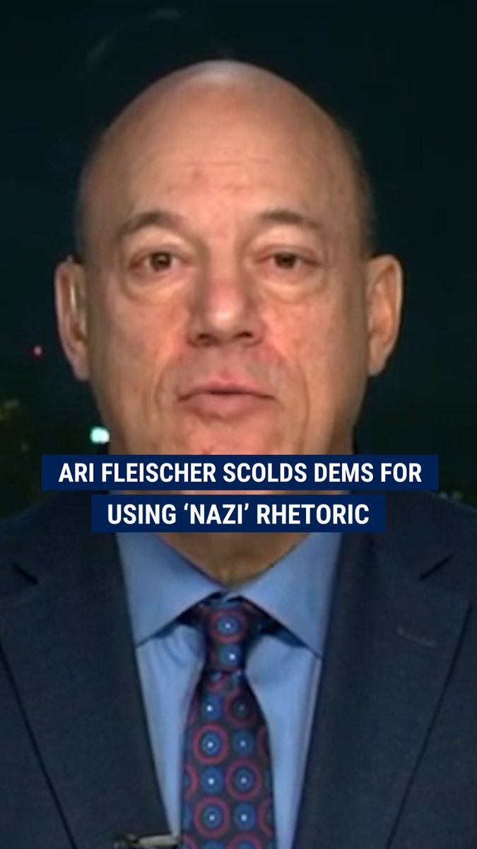'MORALLY REPREHENSIBLE': Ari Fleischer shares a powerful personal story about his family fleeing the Nazis during WWII and slams Democrats for rhetoric comparing Trump to Hitler.