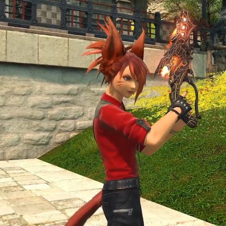 Started leveling MCH and I hate the way their idle pose looks, so I changed it. Dunno if I'll release it. Only works well with small MCH guns. Might work on it further, might not. Who knowsssss