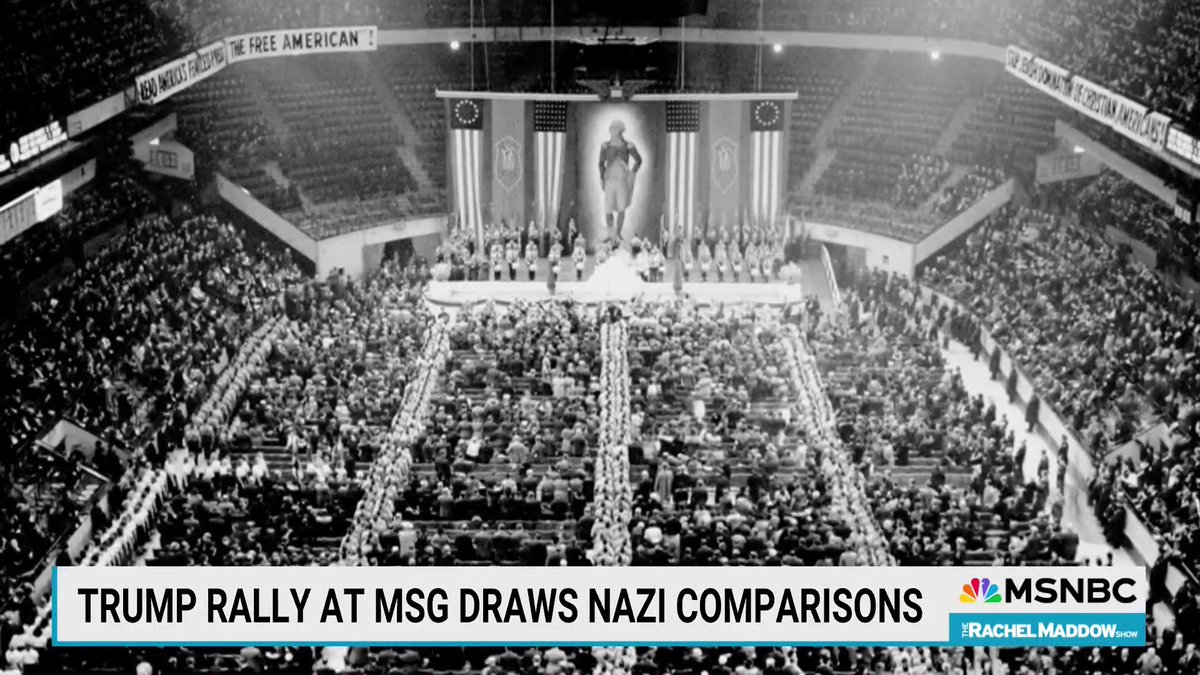 Maddow: "If you don't want to be compared to the folks who held rallies like that in 1939, don't hold rallies like that."