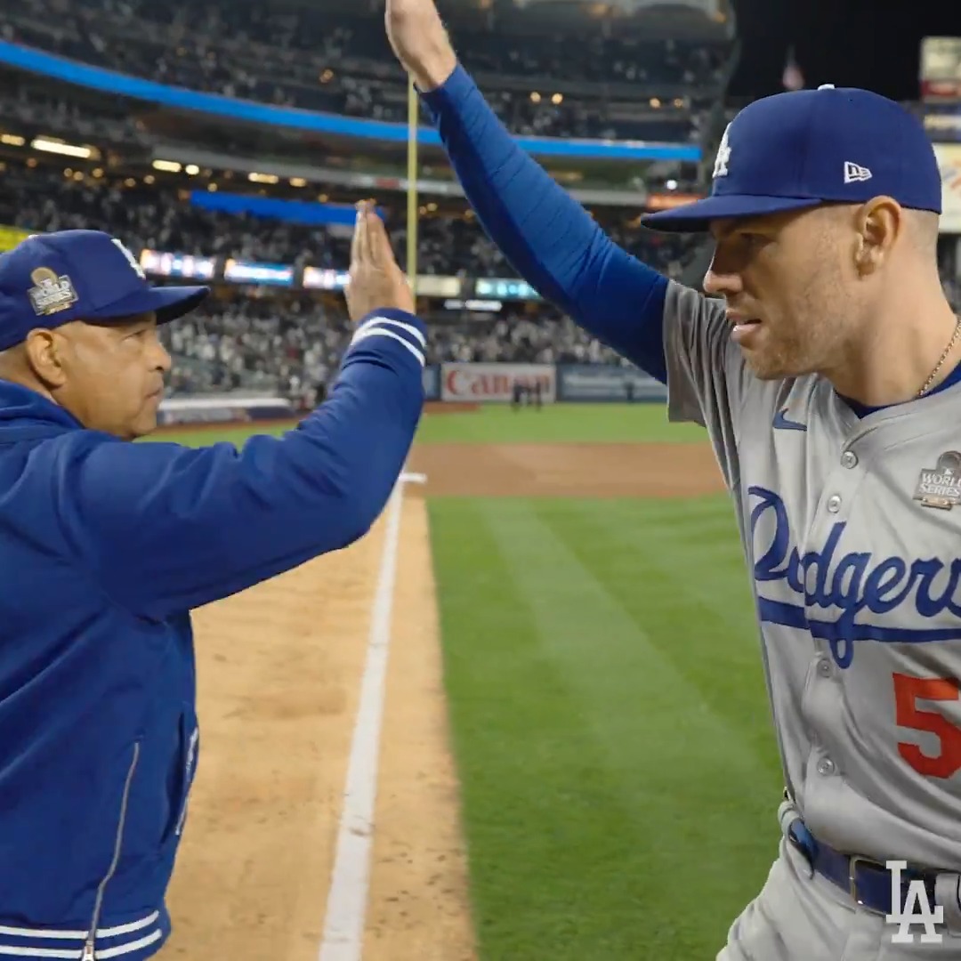 Victory formation! #WorldSeries