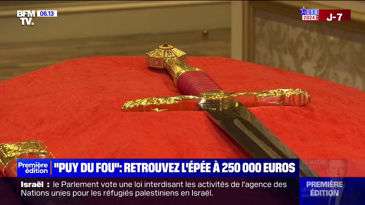 "Puy du Fou": le parc lance une chasse au trésor pour retrouver une épée à 250.000 euros