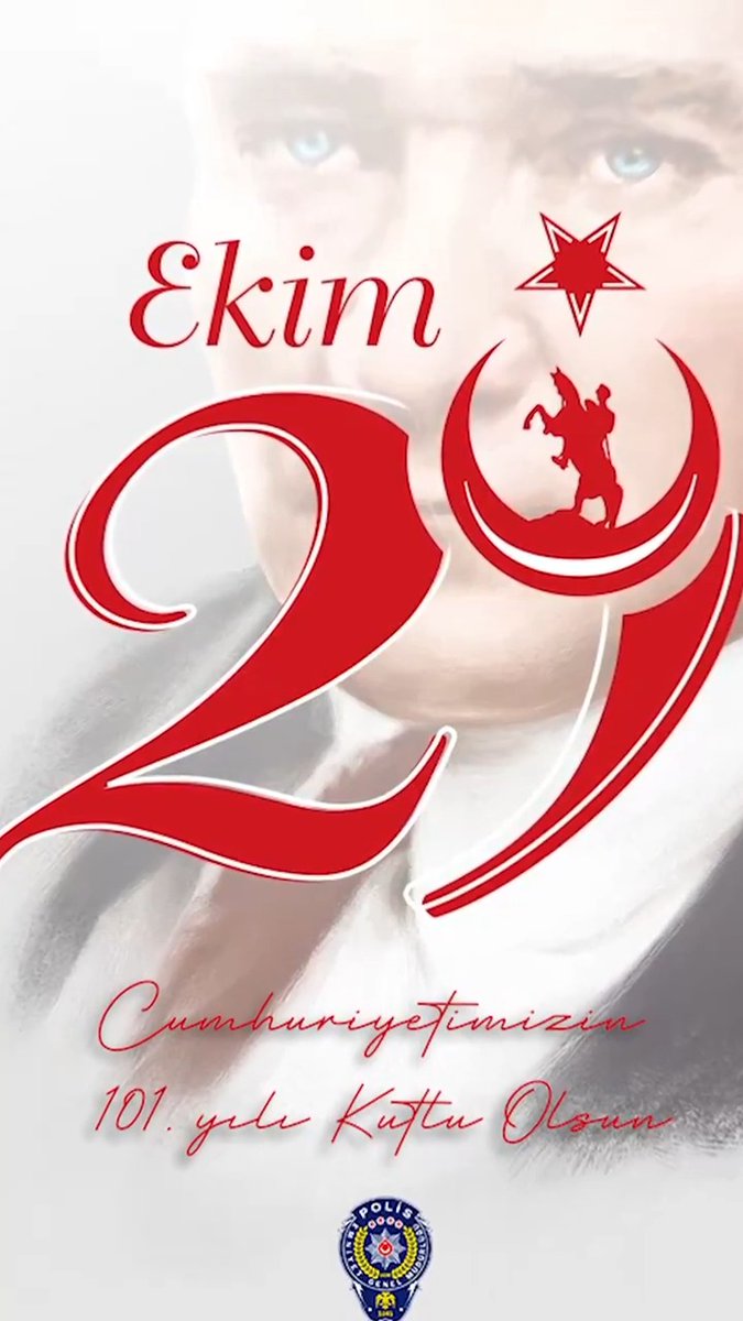 Asırlık Çınar Cumhuriyetimiz 101 Yaşında... Kutlu Olsun 🇹🇷 Başta Gazi Mustafa Kemal Atatürk olmak üzere tüm kahramanlarımızı rahmet, minnet ve şükranla anıyoruz. #29Ekim #YaşasınCumhuriyet