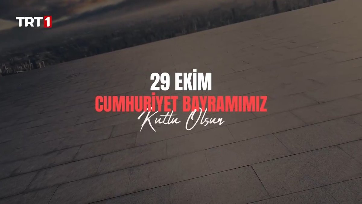 Bugün gökyüzündeki bayrağımıza bakarken o ilk günkü heyecanla… 29 Ekim Cumhuriyet Bayramımız Kutlu Olsun! 🇹🇷 #Teşkilat TRT 1