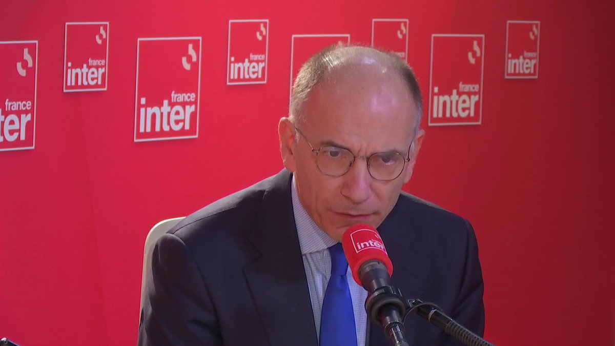 Enrico Letta : "Sur l'intelligence artificielle, tout est en train d'être chinois ou américain. Pourquoi ? Parce qu'ils ont l'argent privé dans des dimensions que nous ne sommes pas en capacité d'avoir parce que nous sommes fragmentés." #le710Inter
