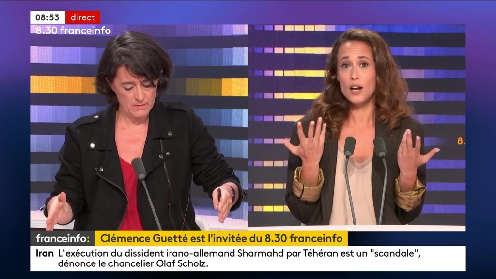 🔴 Députée Farida Amrani ➡️ "C'est une polémique qui est montée par l'extrême-droite", estime Clémence Guetté.