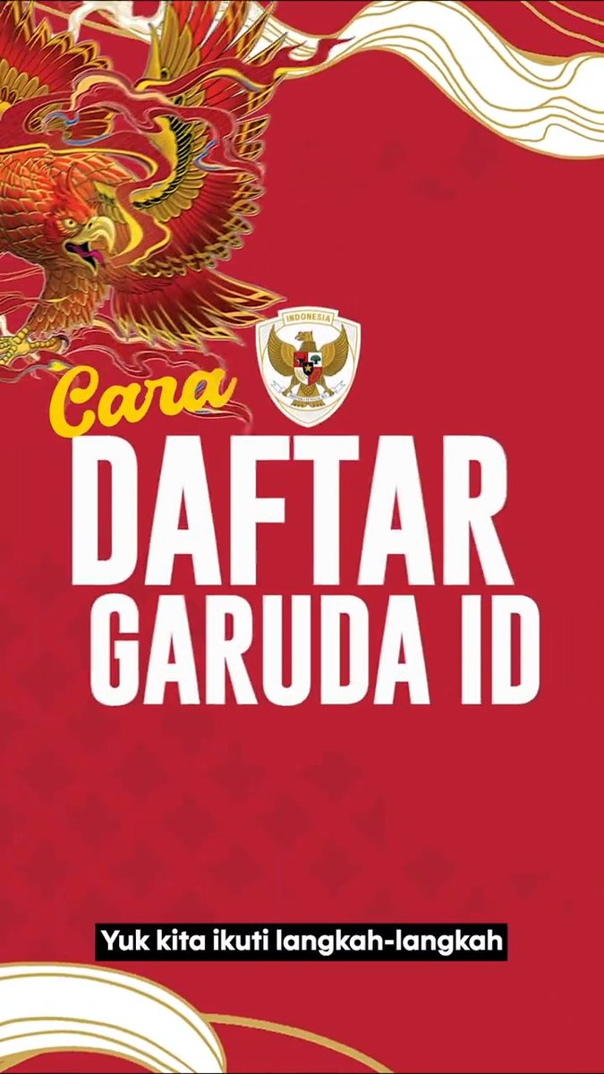 𝐓𝐔𝐓𝐎𝐑𝐈𝐀𝐋 𝐂𝐀𝐑𝐀 𝐃𝐀𝐅𝐓𝐀𝐑 𝐆𝐀𝐑𝐔𝐃𝐀 𝐈𝐃 💡 Beli tiket dengan aman, nonton dengan nyaman. Dapatkan Garuda ID-mu 𝐒𝐄𝐊𝐀𝐑𝐀𝐍𝐆! 🪪 🔗 ‣ #BersamaGaruda
