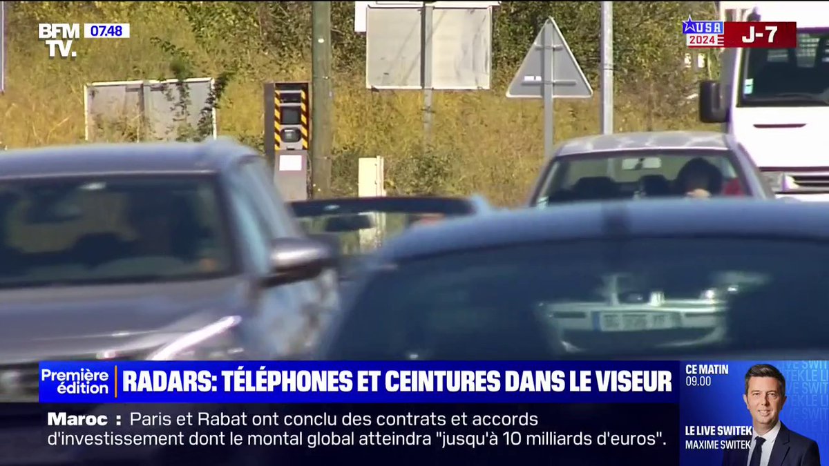 🇫🇷🎛️ FLASH | Le gouvernement souhaite, dès 2025, que les nouveaux radars automatiques dotés d’IA détectent 3 nouvelles infractions : • Non-respect de la distance de sécurité entre véhicules • Utilisation du téléphone au volant • Non-port de la ceinture