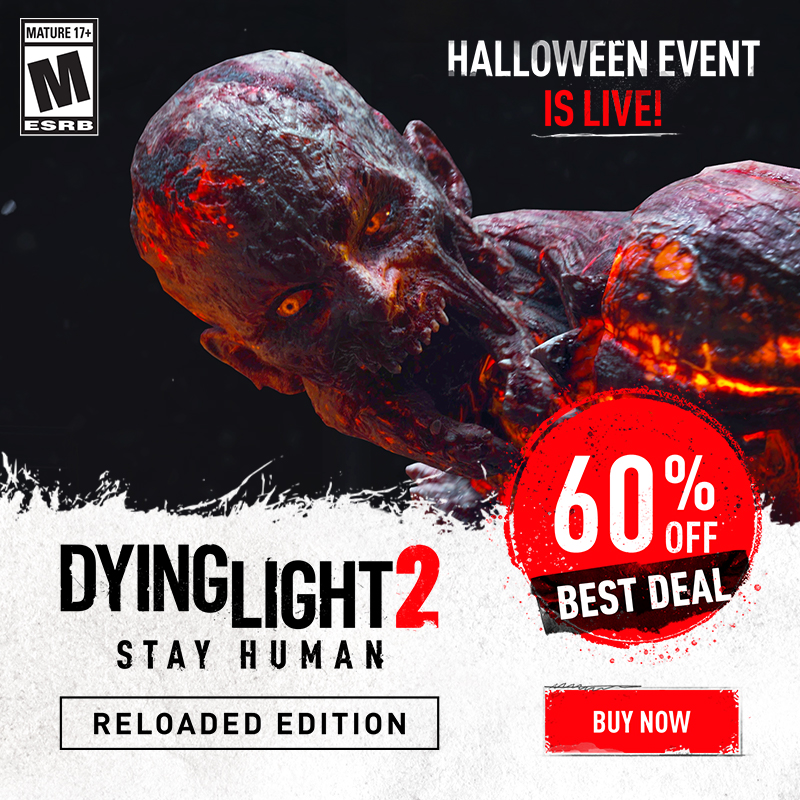 Buy Dying Light 2: Stay Human Reloaded Edition at 60% off! Experience the ultimate zombie game, story DLC and more🧟🧟
