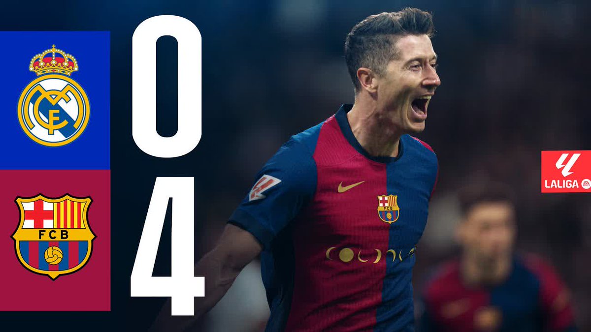 𝗥𝗘𝗔𝗟 𝗠𝗔𝗗𝗥𝗜𝗗 0️⃣-4️⃣ 𝗙𝗖 𝗕𝗔𝗥𝗖𝗘𝗟𝗢𝗡𝗔 #LaLigaHighlights #ElClásico
