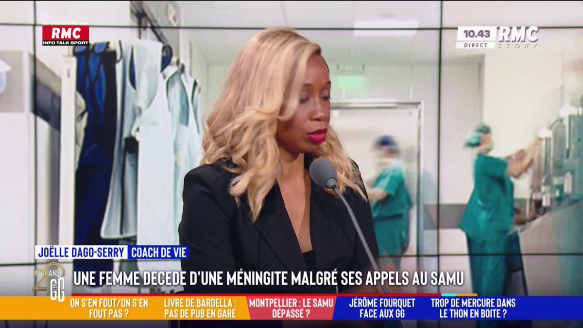 Une jeune femme décède d’une méningite malgré ses appels au SAMU. 🔴 "Elle est morte d'inhumanité, pas d'une méningite !" Joëlle Dago-Serry. #GGRMC
