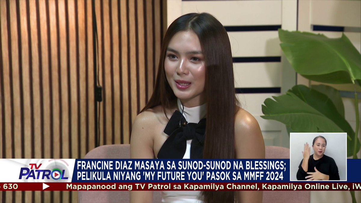 May maagang Christmas gift si Francine Diaz dahil pasok sa MMFF ang kaniyang pelikulang “My Future You” kasama si Seth Fedelin. Samantala, may update si Donny Pangilinan sa bagong romcom series nila ni Belle Mariano. Kaugnay na ulat:
