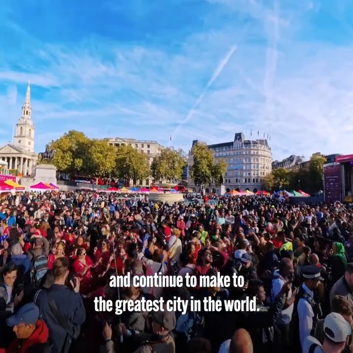 Happy Diwali, London! ✨ I'm proud that our city hosts some of the biggest Diwali celebrations outside of India. Watch how London celebrated the fantastic festival of lights at Trafalgar Square event ahead of Diwali later this week.