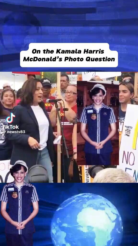 The Community on X are the ones who exposed Kamala Harris posting a photo shopped picture of her in a McDonald’s uniform! 🤣🤣🤣