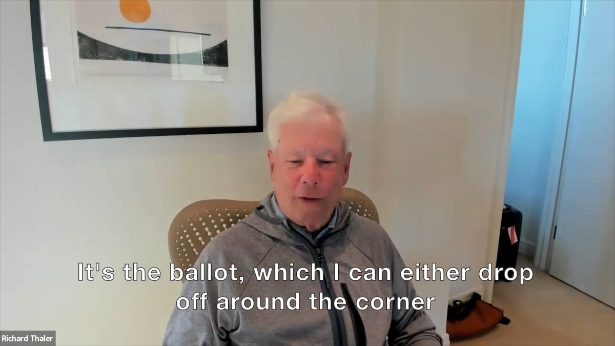 Did your friends vote? Katy Milkman and I asked the king of nudges himself, Richard H Thaler! Check to see if your friends voted at and encourage them to keep their voting streaks. #GOTV