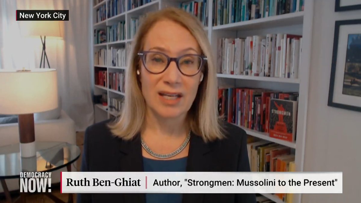 "This is the language of fascism and violence." Ruth Ben-Ghiat, an expert on authoritarianism, responds to Donald Trump's rally at Madison Square Garden on Sunday, where speakers made racist and dehumanizing remarks about Puerto Ricans, Black people, Palestinians and more.