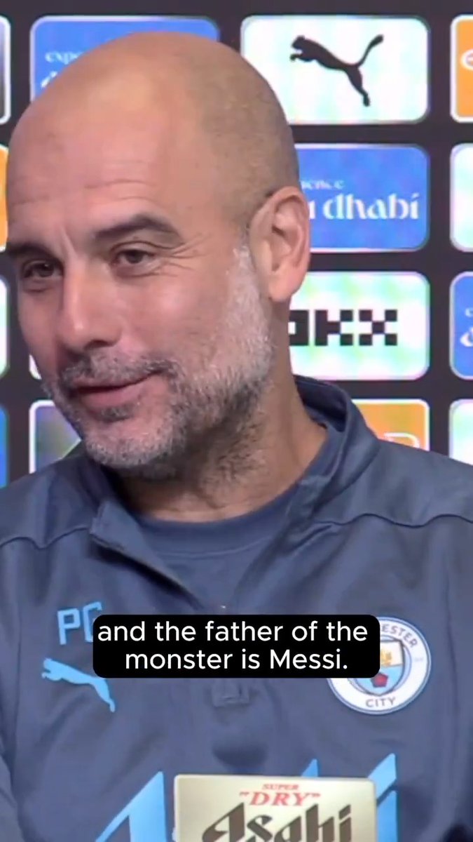 🔵✨ Pep Guardiola: “Cristiano Ronaldo was a monster, and the father of the monster is Leo Messi”.