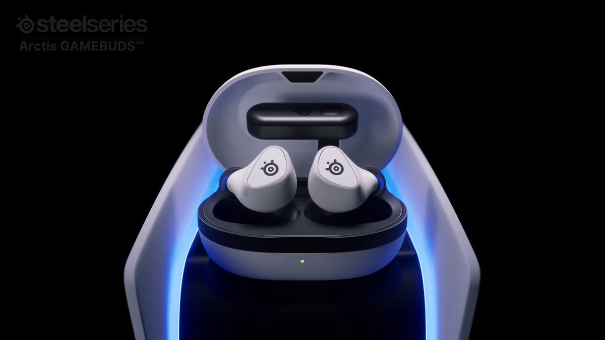 GAMING EARBUDS. NOW PLAYING. FOR GLORY. the Arctis GameBuds are now available for purchase: